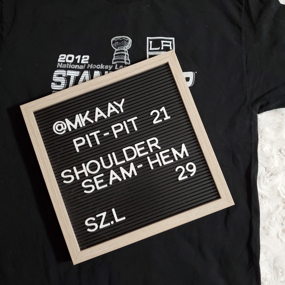 NHLStanley Cup 2012 Final black short sleeve  tee  Lg - Picture 4 of 4